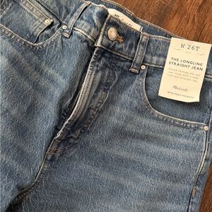 Madewell Classic Blue Straight Jeans